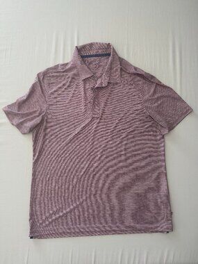 7 Diamonds Men's Malone Stripe Performance Polo